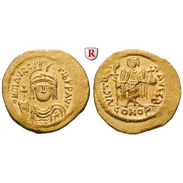 Byzanz, Mauricius Tiberius, Solidus 583-602, vz