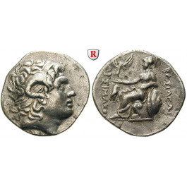 Thrakien, Königreich, Lysimachos, Tetradrachme 297-281 v.Chr., ss-vz/ss