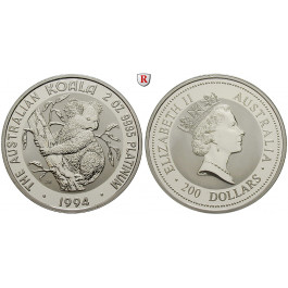 Australien, Elizabeth II., 200 Dollars 1994, 62,14 g fein, st