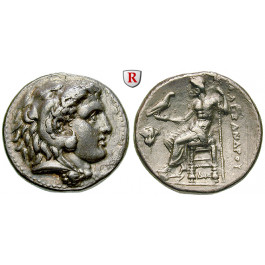 Makedonien, Königreich, Alexander III. der Grosse, Tetradrachme 332-323 v.Chr., ss-vz
