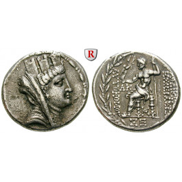Seleukis und Pieria, Laodikeia ad Mare, Tetradrachme Jahr 24 = 58-57 v.Chr., ss-vz