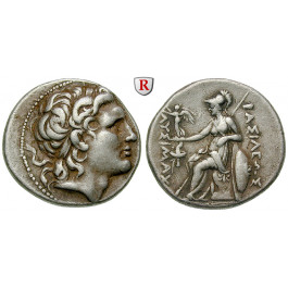 Thrakien, Königreich, Lysimachos, Tetradrachme 297-282 v.Chr., ss-vz
