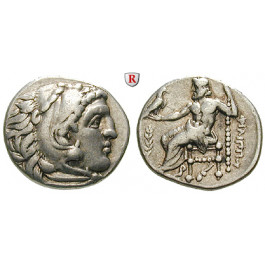 Makedonien, Königreich, Philipp III., Drachme 323-317 v.Chr., ss+