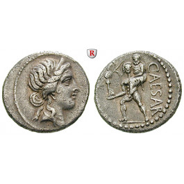 Römische Republik, Caius Iulius Caesar, Denar 48-47 v.Chr., ss-vz
