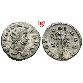 Römische Kaiserzeit, Gallienus, Antoninian 265-266, ss-vz