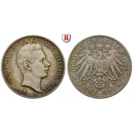 Deutsches Kaiserreich, Mecklenburg-Schwerin, Friedrich Franz IV., 2 Mark 1901, A, ss, J. 85