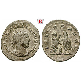 Römische Kaiserzeit, Gallienus, Antoninian 255-256, vz