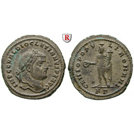 Römische Kaiserzeit, Diocletianus, Follis 295-296, f.vz