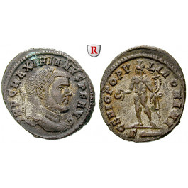 Römische Kaiserzeit, Maximianus Herculius, Follis 299-300, vz