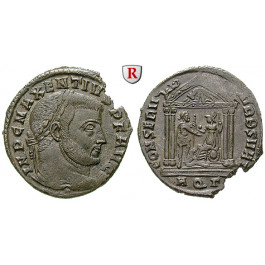 Römische Kaiserzeit, Maxentius, Follis 307, vz