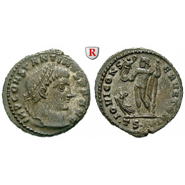 Römische Kaiserzeit, Constantinus I., Follis 317-318, vz