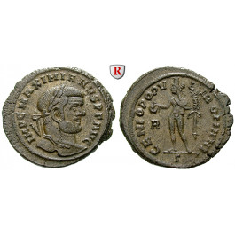 Römische Kaiserzeit, Maximianus Herculius, Follis 296-297, f.vz