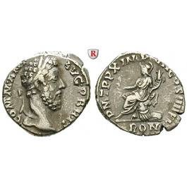 Römische Kaiserzeit, Commodus, Denar 181-182, ss+