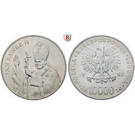 Polen, Volksrepublik, 10000 Zlotych 1987, vz-st