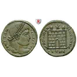 Römische Kaiserzeit, Constantinus I., Follis 327-328, vz