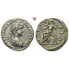 Römische Kaiserzeit, Caracalla, Denar 198, ss-vz