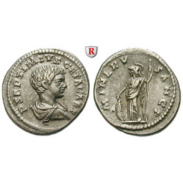 Römische Kaiserzeit, Geta, Caesar, Denar 203, f.vz