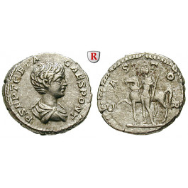 Römische Kaiserzeit, Geta, Caesar, Denar 204, ss-vz