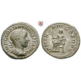 Römische Kaiserzeit, Gordianus III., Denar 241-243, vz-st