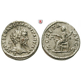 Römische Kaiserzeit, Septimius Severus, Denar 198-202, vz