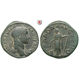 Römische Kaiserzeit, Severus Alexander, Sesterz 222-231, ss+