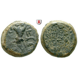Judaea - Hasmonäer, Mattathias Antigonos, Bronze 40-37 v.Chr., ss+