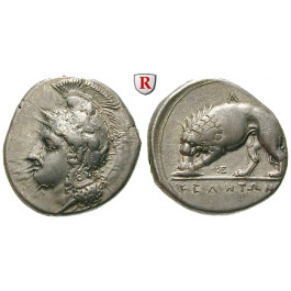 Italien-Lukanien, Velia, Didrachme 334-300 v.Chr., ss/vz