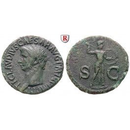 Römische Kaiserzeit, Claudius I., As 50-54, ss-vz/ss