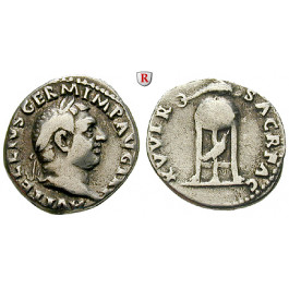 Römische Kaiserzeit, Vitellius, Denar April-Dez.69, ss+