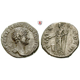 Römische Kaiserzeit, Hadrianus, Denar, ss+