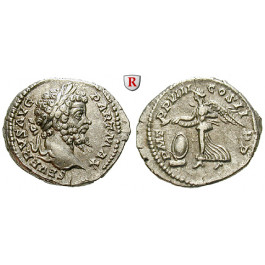 Römische Kaiserzeit, Septimius Severus, Denar 200, vz