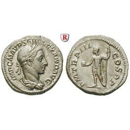 Römische Kaiserzeit, Severus Alexander, Denar 225, vz-st