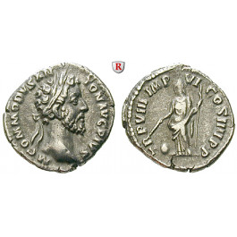 Römische Kaiserzeit, Commodus, Denar 183, ss+