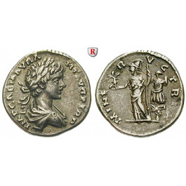Römische Kaiserzeit, Caracalla, Caesar, Denar 198, ss-vz