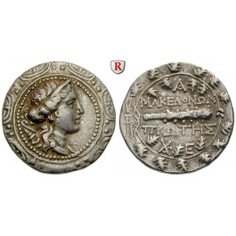 Makedonien-Römische Provinz, Freistaat, Tetradrachme 165-150 v.Chr., ss-vz