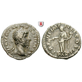 Römische Kaiserzeit, Lucius Verus, Denar 166-167, ss+