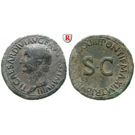 Römische Kaiserzeit, Tiberius, As 21-22, ss