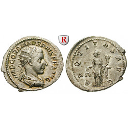 Römische Kaiserzeit, Gordianus III., Antoninian 240, vz-st