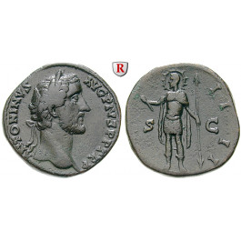Römische Kaiserzeit, Antoninus Pius, Sesterz 145-161, ss-vz
