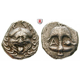 Thrakien-Donaugebiet, Apollonia Pontika, Drachme 5.-4.Jh. v.Chr., ss+