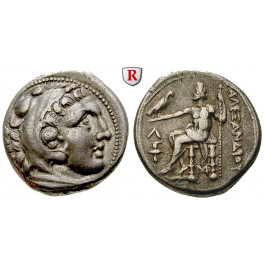 Makedonien, Königreich, Alexander III. der Grosse, Tetradrachme 315-294 v. Chr., ss-vz/ss