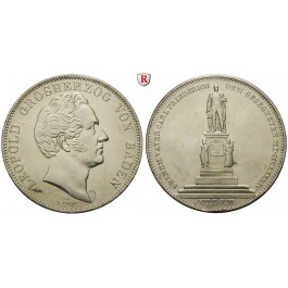 Baden, Grossherzogtum Baden, Karl Leopold Friedrich, Vereinsdoppeltaler 1844, ss-vz