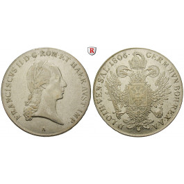 Österreich, Kaiserreich, Franz II. (I.), Taler 1806, ss