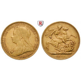 Australien, Victoria, Sovereign 1899, 7,32 g fein, ss
