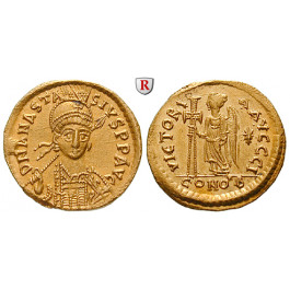 Byzanz, Anastasius I., Solidus 492-507, vz-st