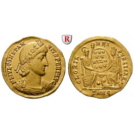 Römische Kaiserzeit, Constantius II., Solidus 340-351, f.vz