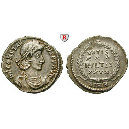 Römische Kaiserzeit, Constantius II., Siliqua 358-361, ss-vz