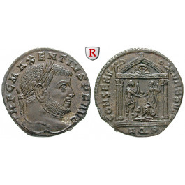 Römische Kaiserzeit, Maxentius, Follis 307, vz