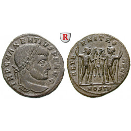 Römische Kaiserzeit, Maxentius, Follis 309-312, vz