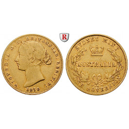 Australien, Victoria, Sovereign 1870, 7,32 g fein, ss